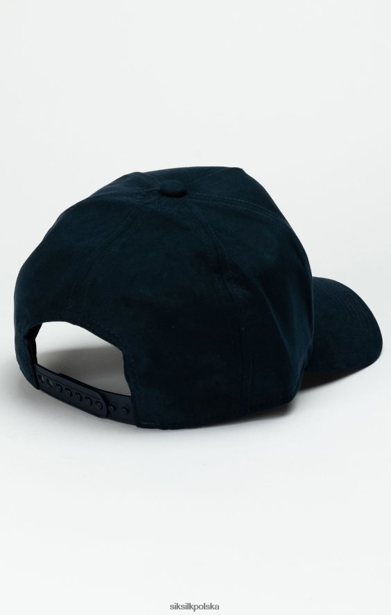 dla obu płci akcesorium 4TPF235 SikSilk Granatowa czapka typu trucker z herbem