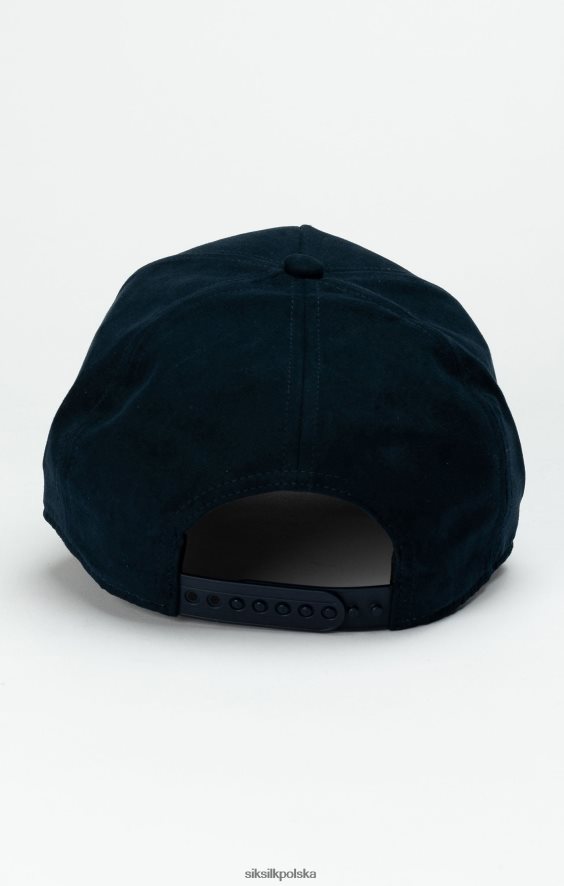 dla obu płci akcesorium 4TPF235 SikSilk Granatowa czapka typu trucker z herbem