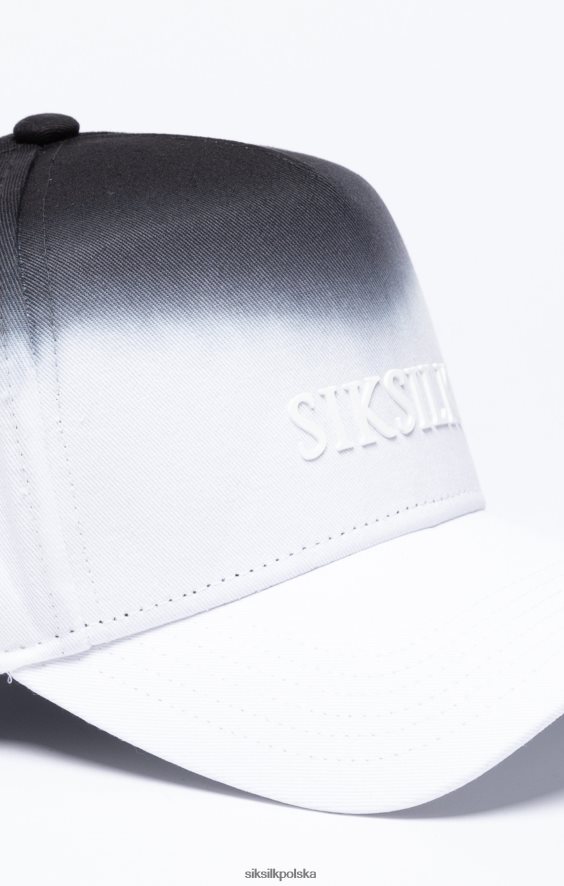 dla obu płci akcesorium 4TPF246 SikSilk Czarna, blaknąca bawełniana czapka typu trucker