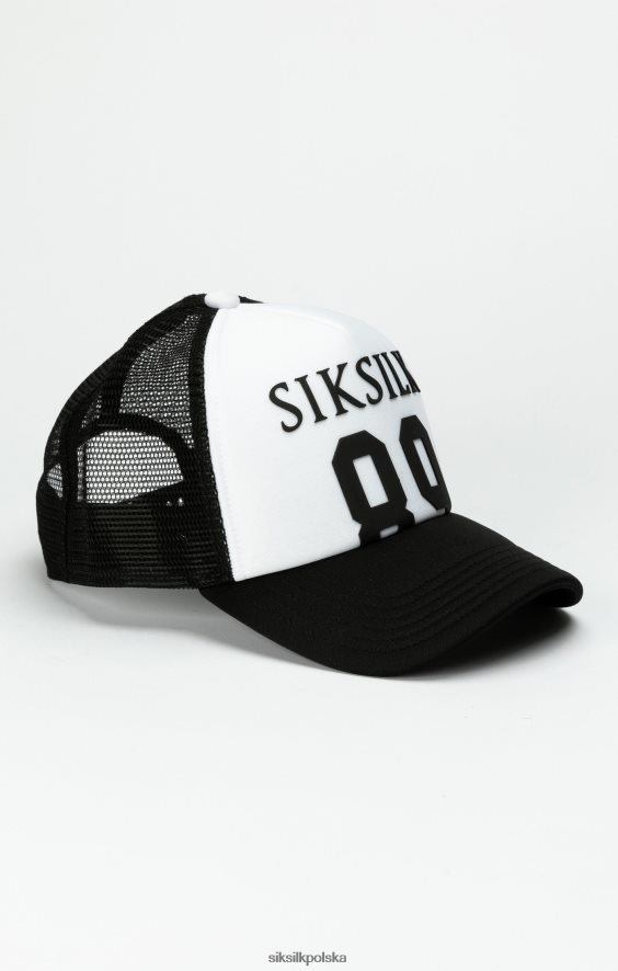 dla obu płci akcesorium 4TPF249 SikSilk Czarna czapka typu trucker z siateczką 89 z pianki