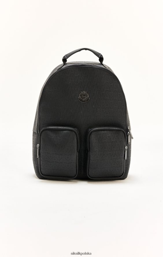 dla obu płci torba 4TPF618 SikSilk x Czarny plecak marki Messi z pu