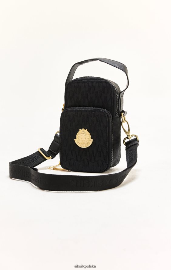 dla obu płci torba 4TPF620 SikSilk x Czarna torebka Messiego