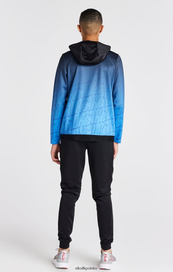 chłopcy strój 4TPF302 SikSilk czarny, obcisły jogger