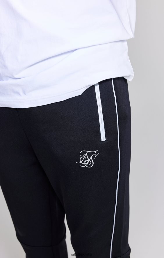 chłopcy strój 4TPF304 SikSilk czarny, poliestrowy jogger
