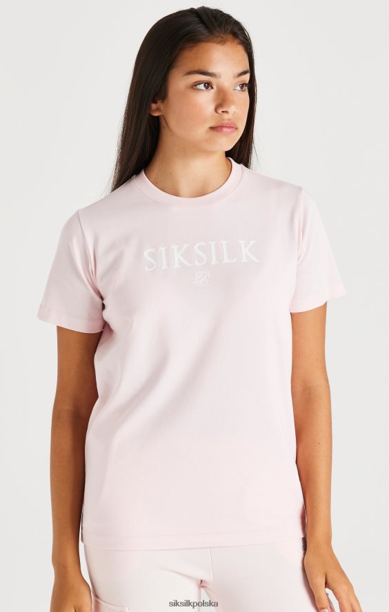 dziewczyny strój 4TPF317 SikSilk markowa koszulka - różowa