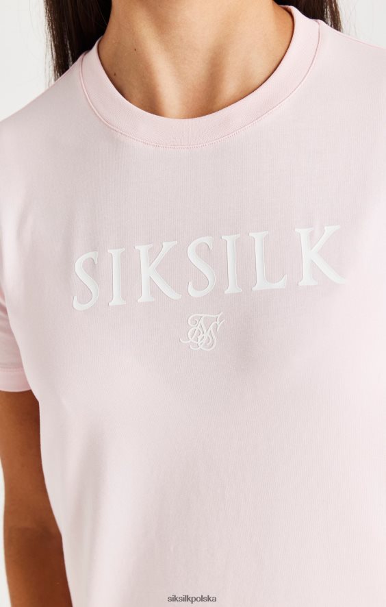 dziewczyny strój 4TPF317 SikSilk markowa koszulka - różowa