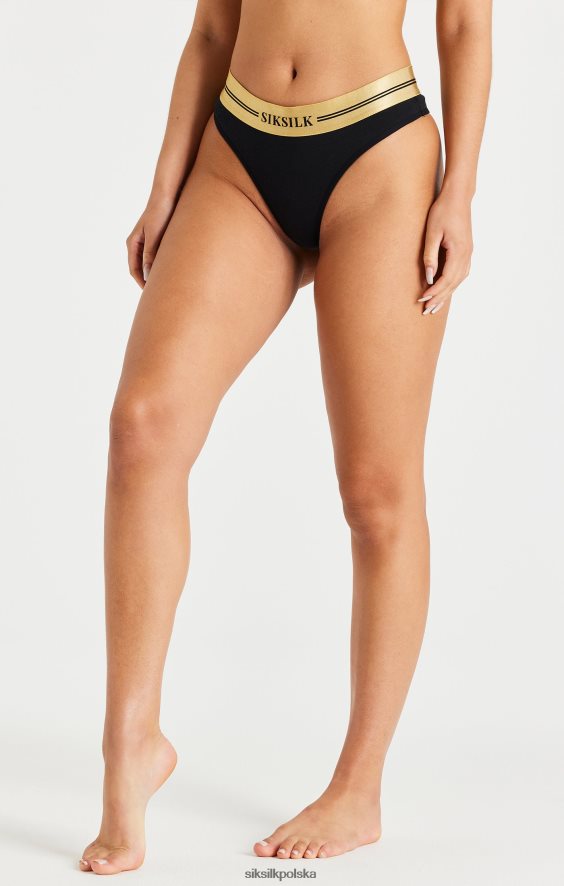 kobiety strój 4TPF210 SikSilk czarno-biało-szary zestaw 3 stringów