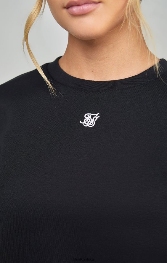 kobiety strój 4TPF101 SikSilk czarna, niezbędna bluza