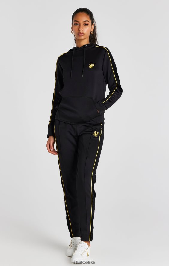 kobiety strój 4TPF106 SikSilk czarny top dresowy