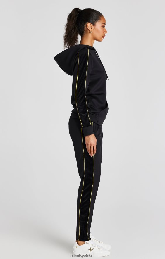 kobiety strój 4TPF106 SikSilk czarny top dresowy