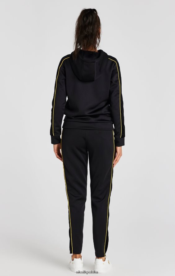 kobiety strój 4TPF106 SikSilk czarny top dresowy