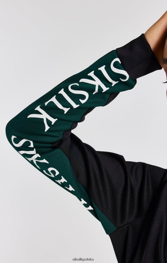 kobiety strój 4TPF74 SikSilk czarny top dresowy