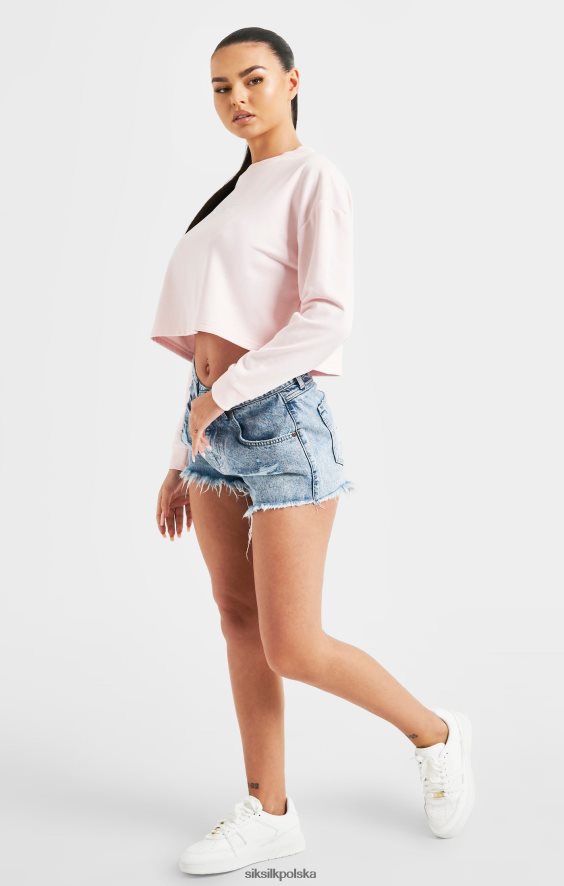 kobiety strój 4TPF83 SikSilk różowa, charakterystyczna bluza