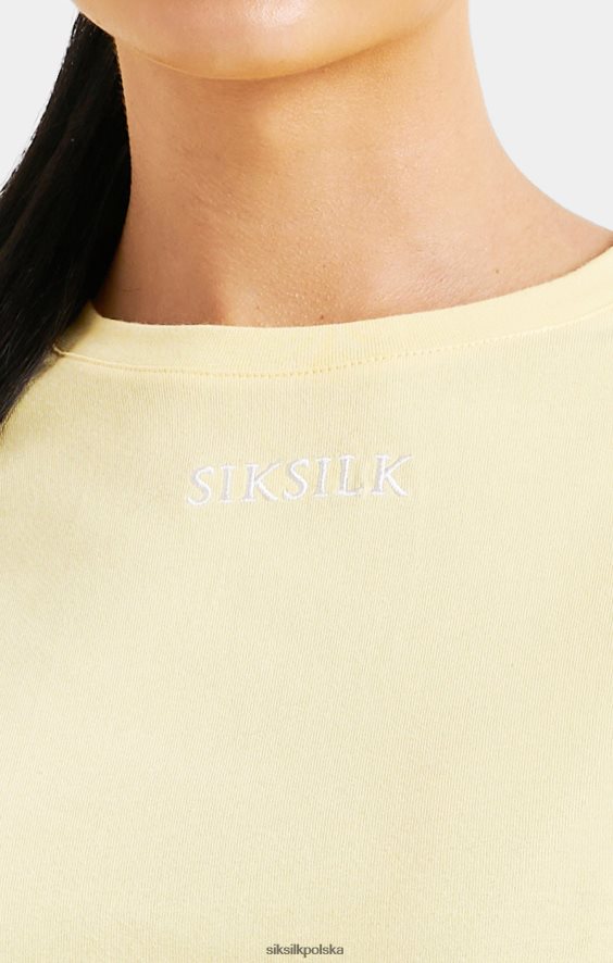 kobiety strój 4TPF70 SikSilk koszulka z cytrynowym logo
