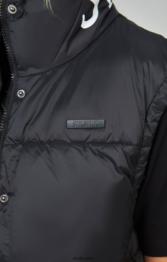 kobiety strój 4TPF132 SikSilk czarna, krótka kamizelka