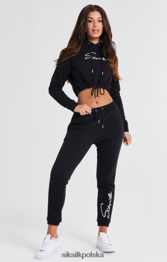 kobiety strój 4TPF166 SikSilk niezbędny jogger - czarny