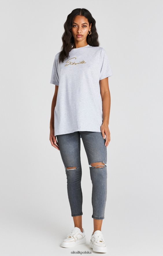 kobiety strój 4TPF188 SikSilk niebieskie, sprane jeansy jeansowe