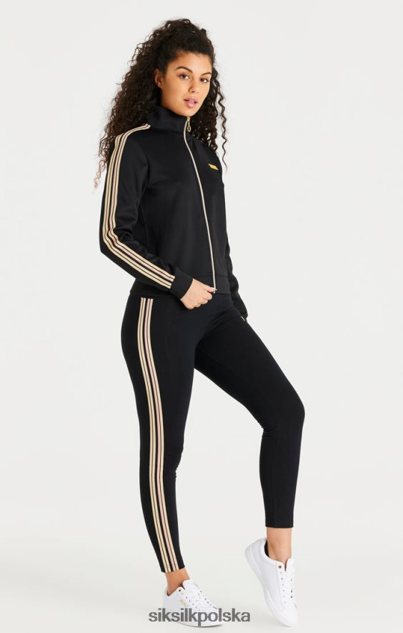 kobiety strój 4TPF173 SikSilk czarne legginsy z wysokim stanem