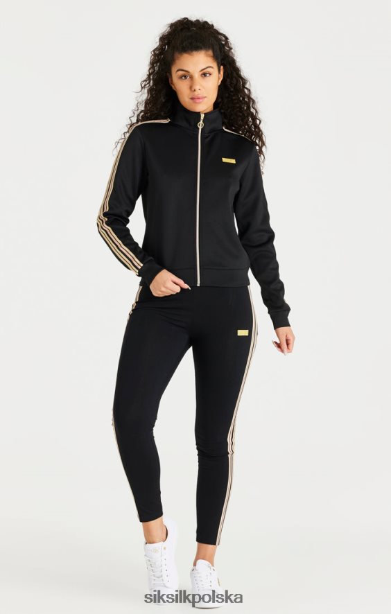 kobiety strój 4TPF173 SikSilk czarne legginsy z wysokim stanem