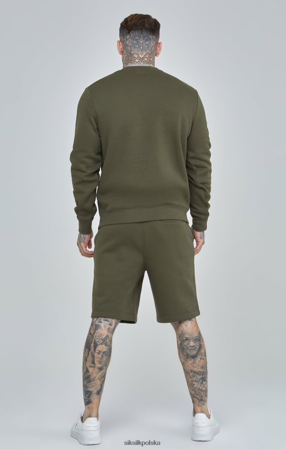 mężczyźni strój 4TPF441 SikSilk Niezbędna bluza w kolorze khaki