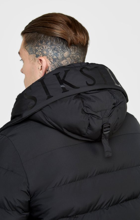 mężczyźni strój 4TPF480 SikSilk czarna parka