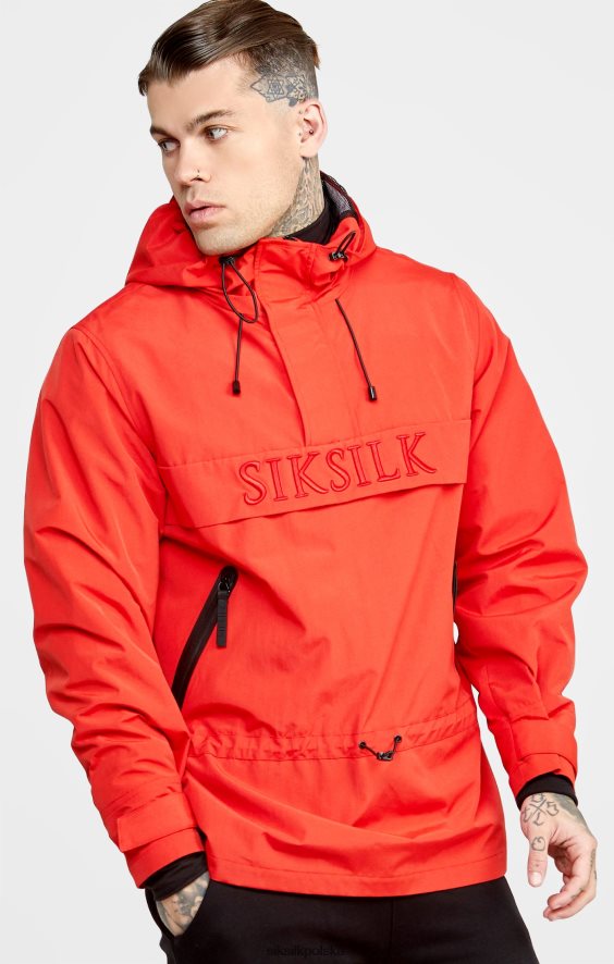mężczyźni strój 4TPF489 SikSilk czerwona kurtka wierzchnia