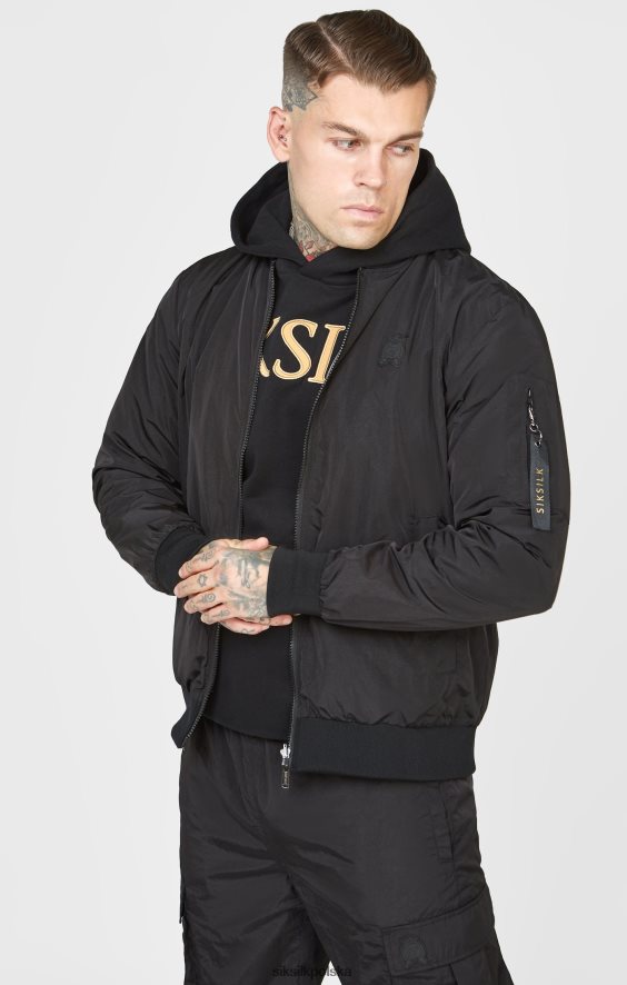 mężczyźni strój 4TPF502 SikSilk czarny dwustronny bombowiec