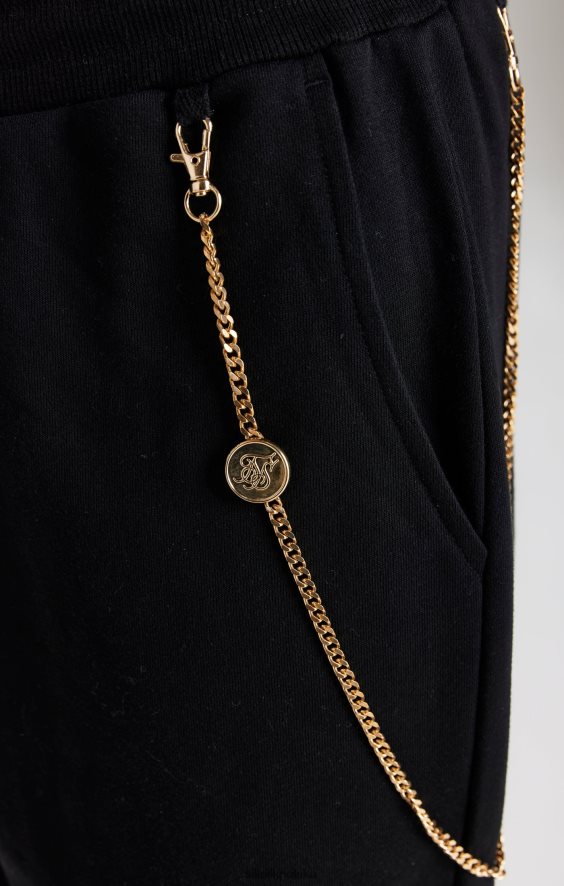 mężczyźni strój 4TPF533 SikSilk jogger z czarnym łańcuszkiem