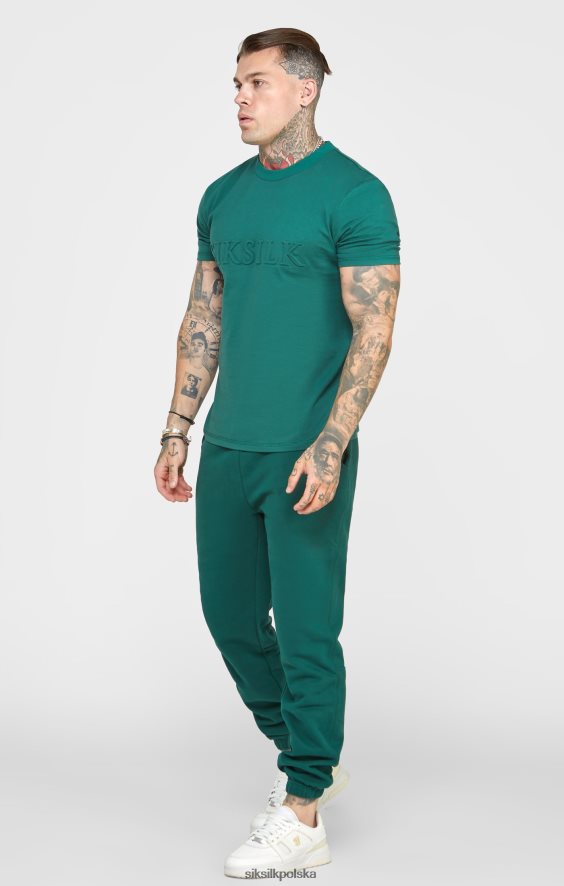 mężczyźni strój 4TPF541 SikSilk zielony, zrelaksowany jogger