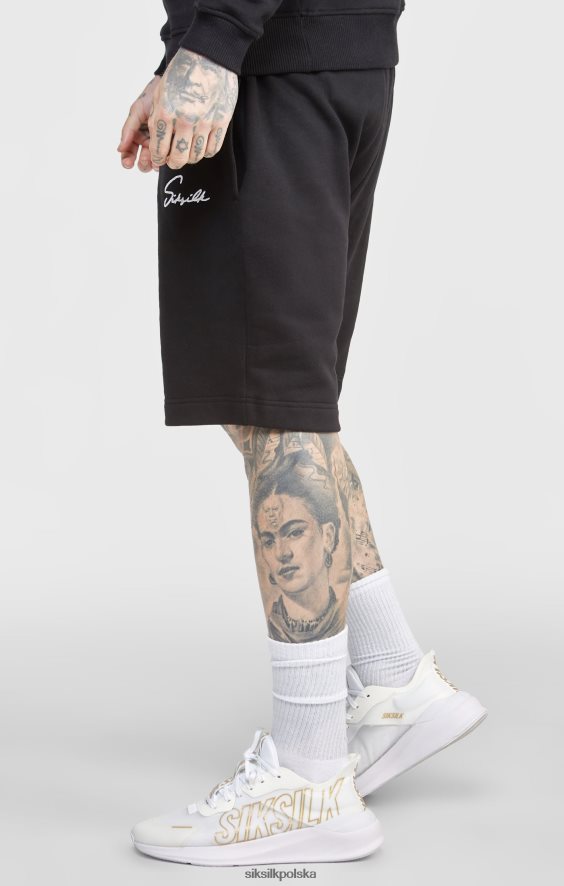 mężczyźni strój 4TPF581 SikSilk Krótkie, czarne napisy z haftem