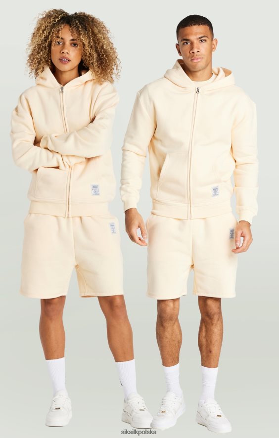 mężczyźni strój 4TPF605 SikSilk Krótkie joggery w kolorze taupe