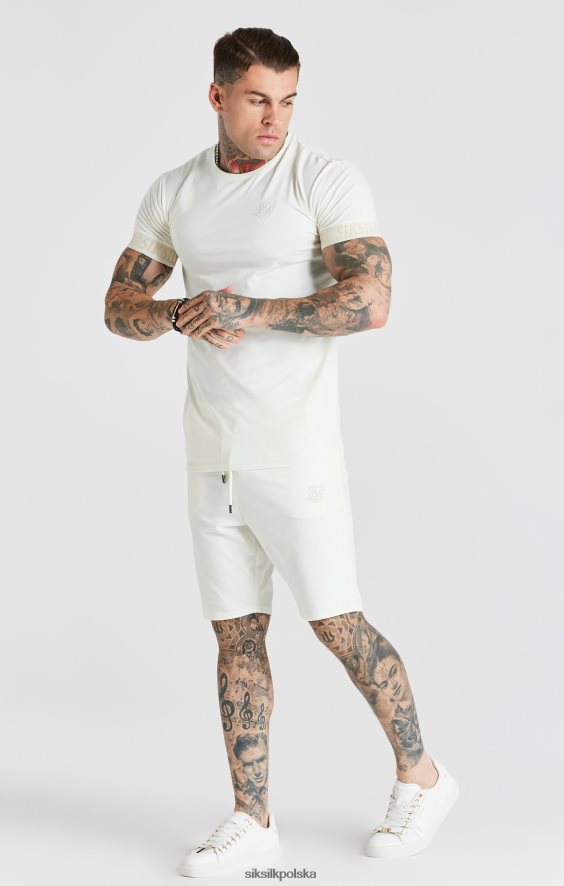 mężczyźni strój 4TPF606 SikSilk Krótka taśma tech w kolorze ecru