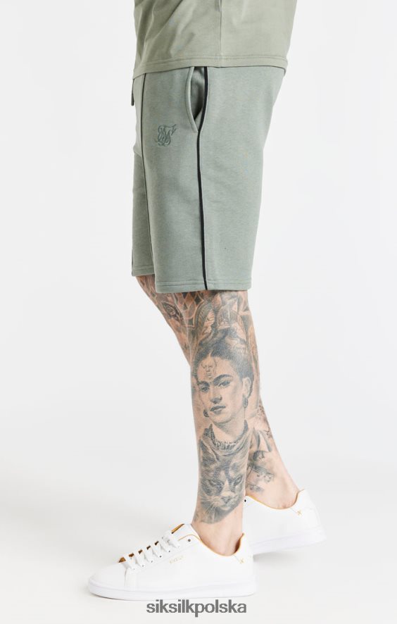 mężczyźni strój 4TPF612 SikSilk Eleganckie krótkie khaki
