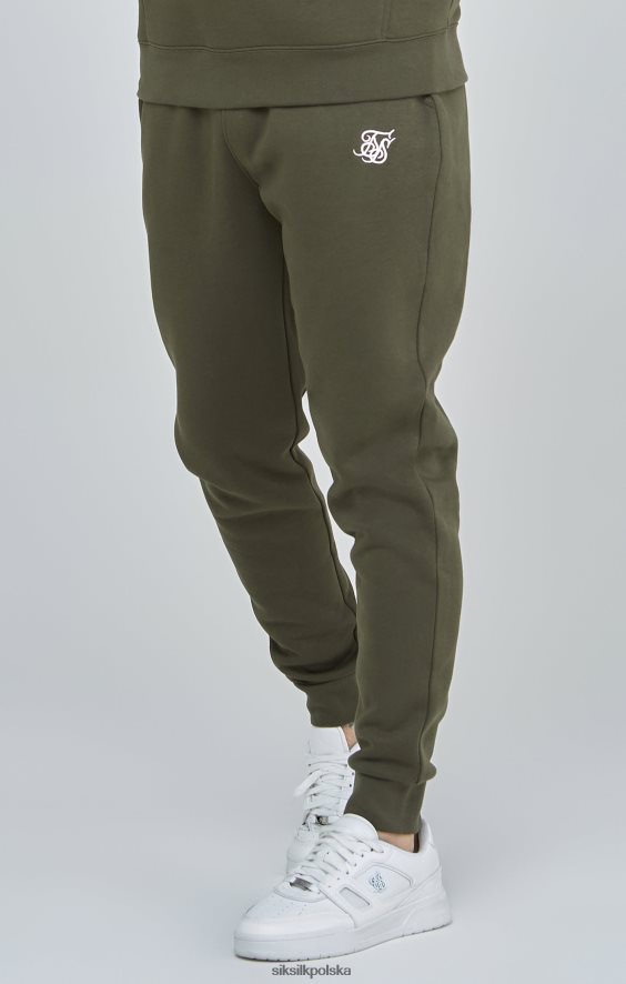 mężczyźni strój 4TPF518 SikSilk Jogger z mankietami w kolorze khaki