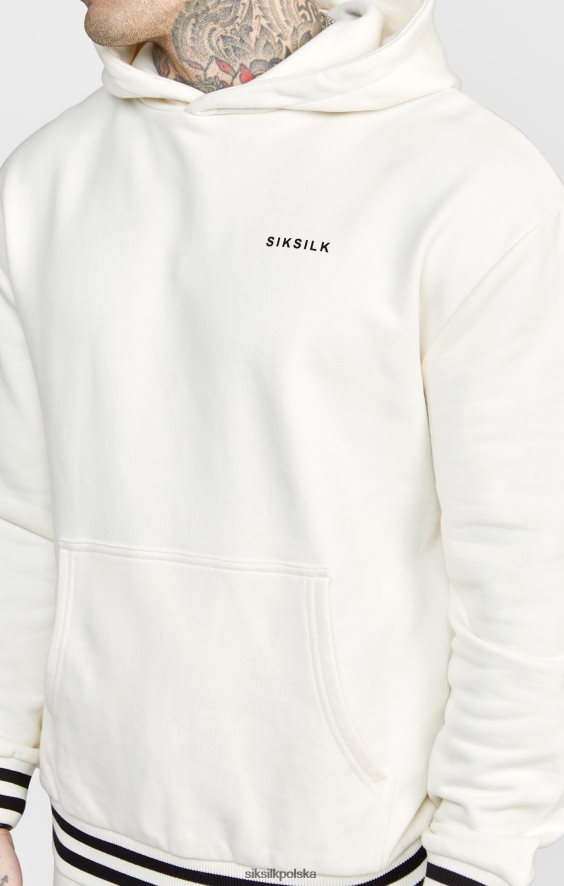mężczyźni strój 4TPF519 SikSilk Jogger w kolorze ecru z paskiem w talii